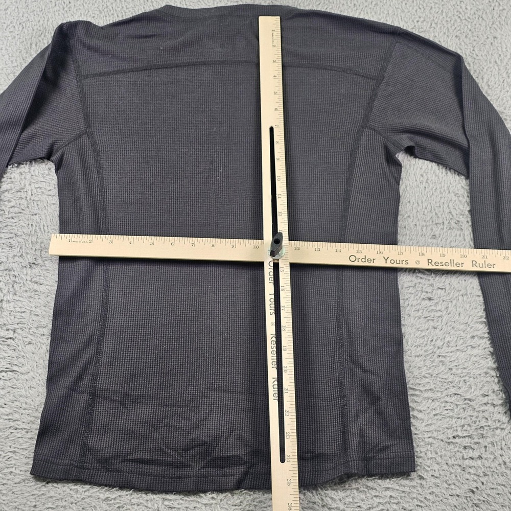 Carhartt Shirt Mens Small Gray Force Thermal Waffle Knit Long Sleeve MBL113 - Picture 9 of 11